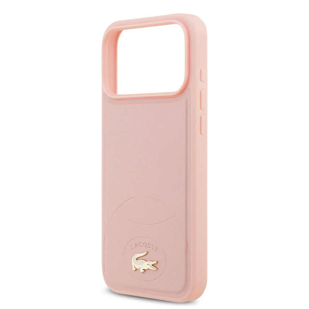 Lacoste iPhone 17 Pro Max Back cover coque - MagSafe - Bliss Design - Rose